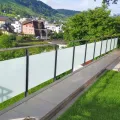 Glasgeländer Classic mit Mattglas