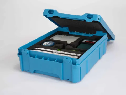 Geländer-Ausmessbox