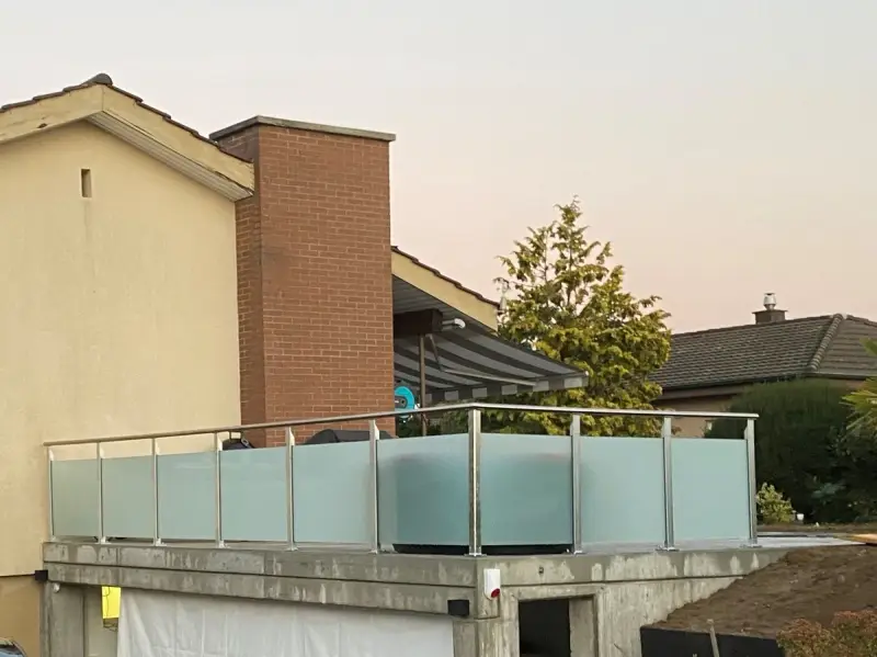 Kundenprojekt Glasgeländer Classic
