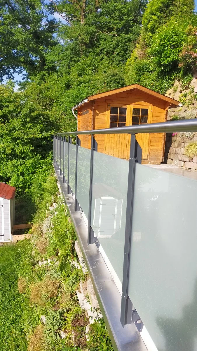 Kundenprojekt Glasgeländer Classic