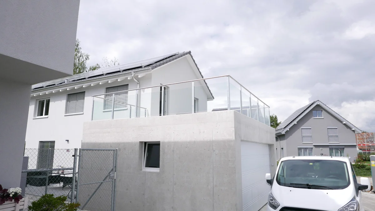 Kundenprojekt Glasgeländer Classic