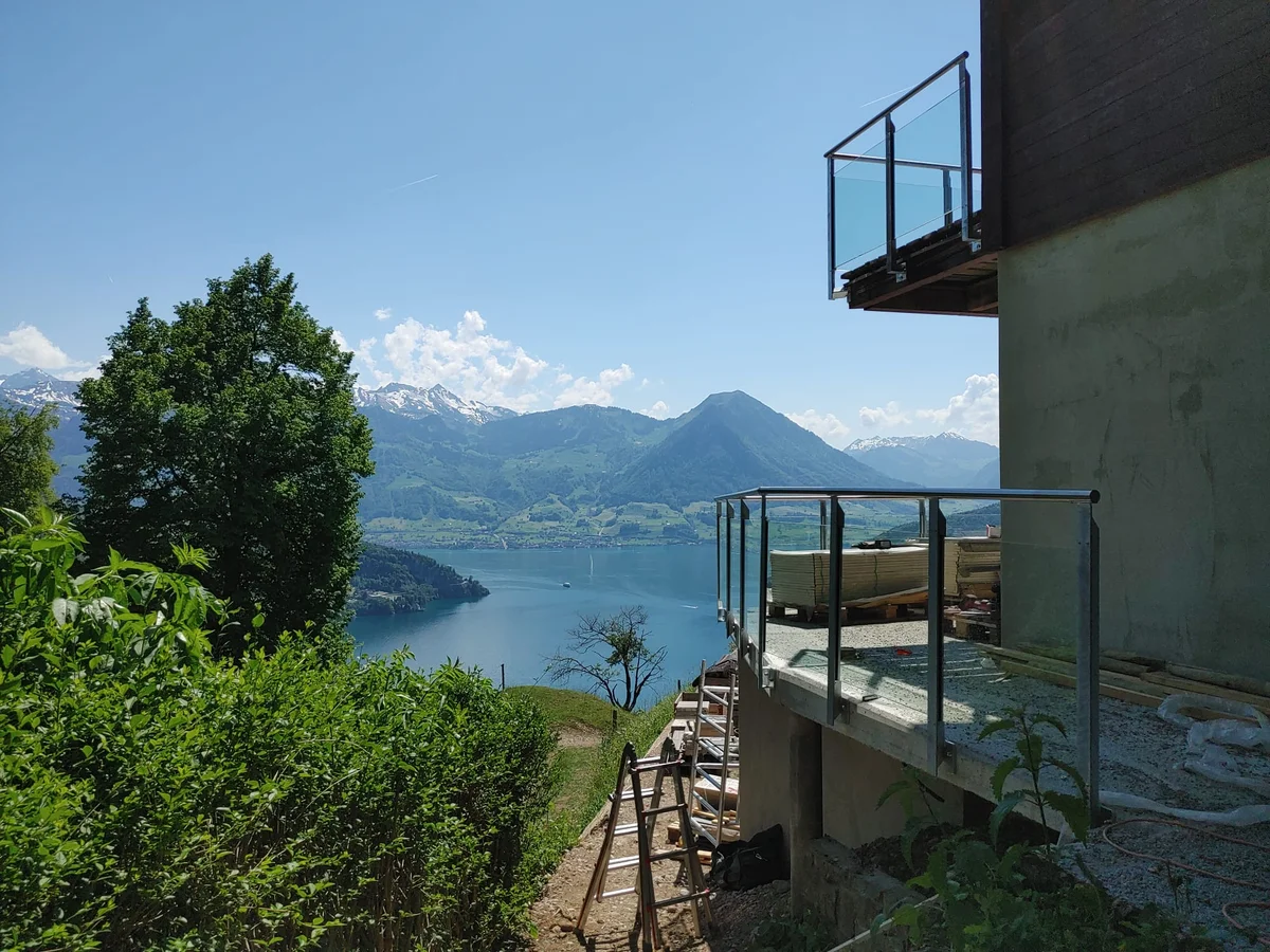 Kundenprojekt Glasgeländer Classic