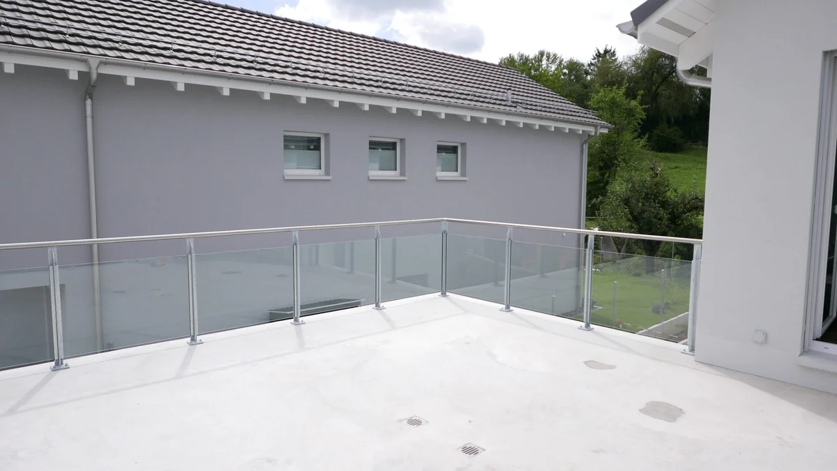 Kundenprojekt Glasgeländer Classic