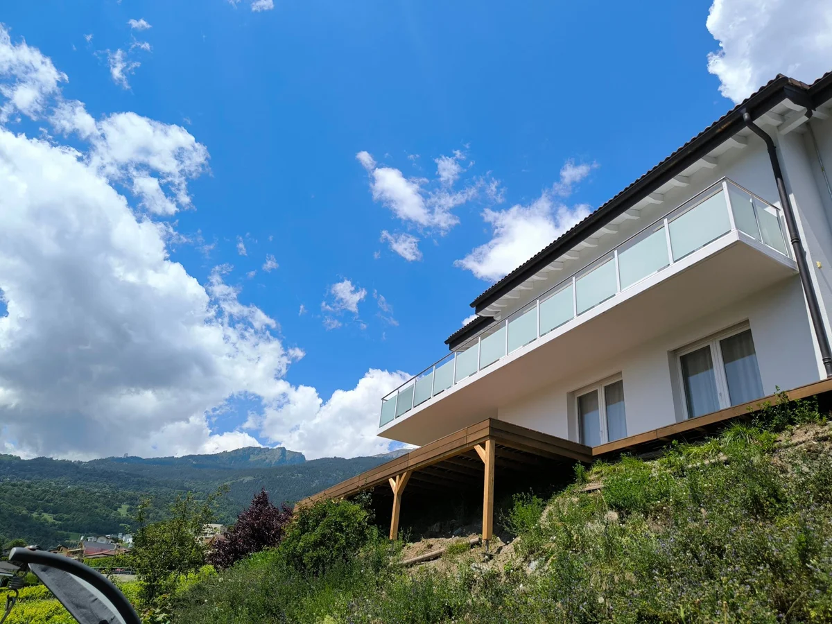 Kundenprojekt Glasgeländer Classic