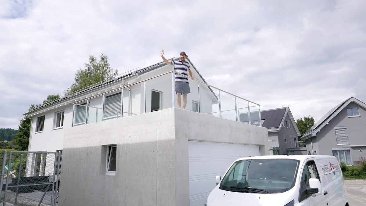 Kundenprojekt Glasgeländer Classic